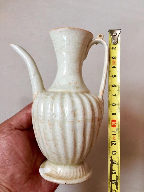 古玩陶瓷影青釉瓜楞執壺拍賣,當前價格16000元