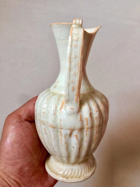 古玩陶瓷影青釉瓜楞執壺拍賣,當前價格16000元