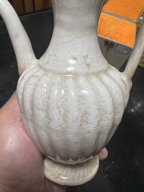 古玩陶瓷影青釉瓜楞執壺拍賣,當前價格16000元