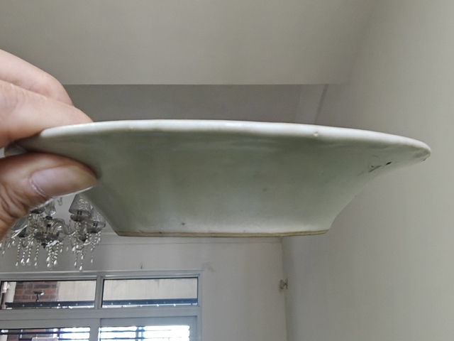 古玩陶瓷青花花卉紋水洗真品鑒賞圖