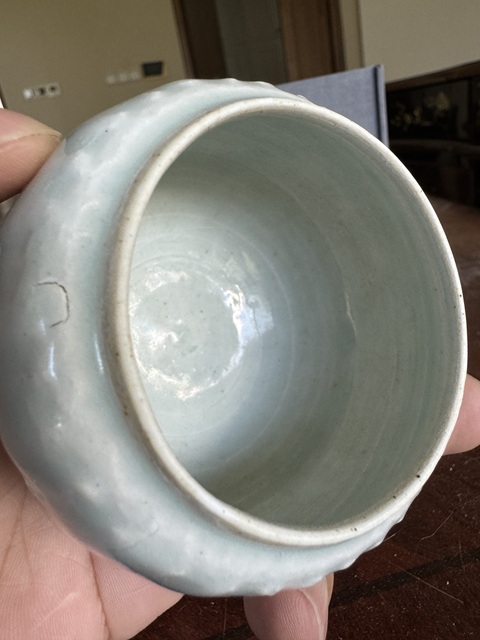 古玩陶瓷南宋湖田窯蓋罐真品鑒賞圖