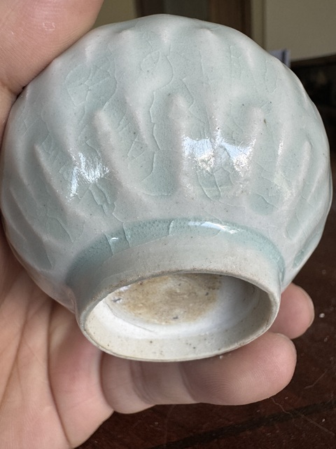 古玩陶瓷南宋湖田窯蓋罐真品鑒賞圖