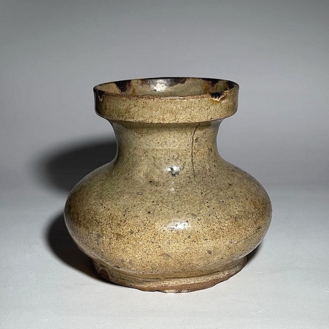 古玩陶瓷青瓷點彩唾壺真品鑒賞圖
