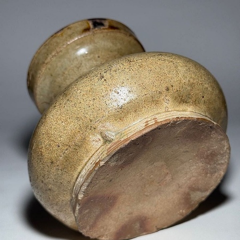 古玩陶瓷青瓷點彩唾壺真品鑒賞圖