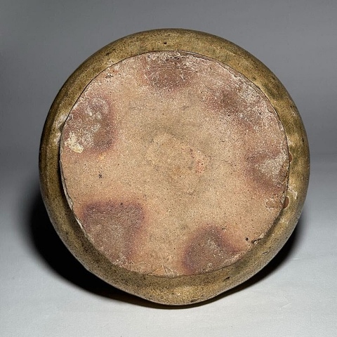 古玩陶瓷青瓷點彩唾壺真品鑒賞圖