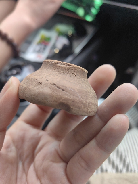 古玩陶瓷陶碟一個真品鑒賞圖