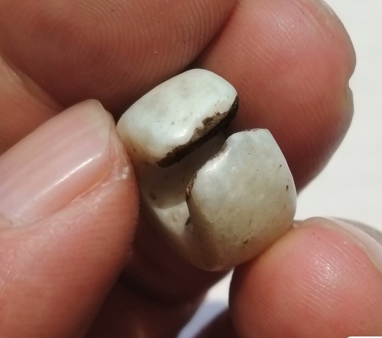 古玩玉器仿古玉玦真品鑒賞圖