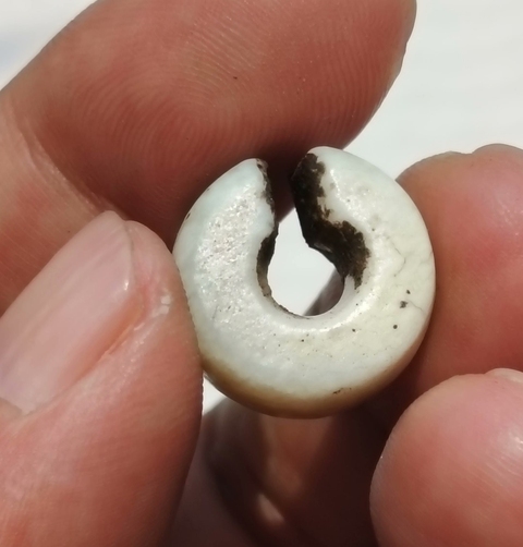 古玩玉器仿古玉玦真品鑒賞圖
