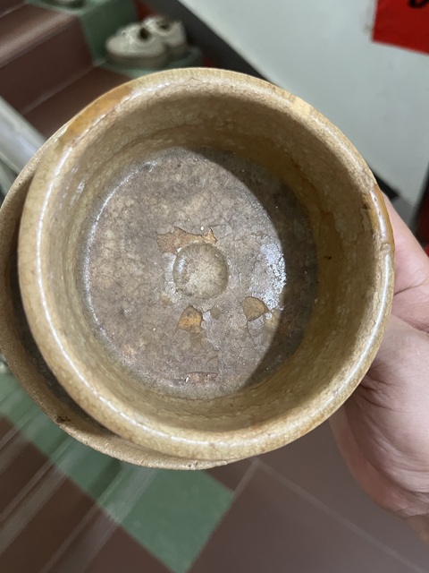 古玩陶瓷洪州窯青釉三足爐真品鑒賞圖