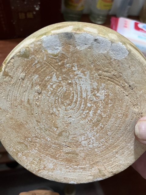 古玩陶瓷洪州窯青釉三足爐真品鑒賞圖