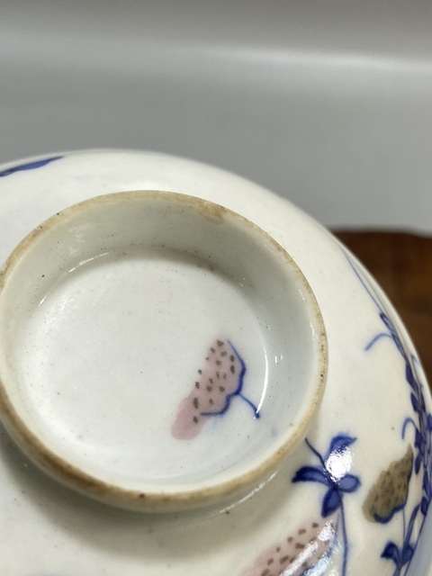 古玩陶瓷青花釉下彩蓋碗真品鑒賞圖