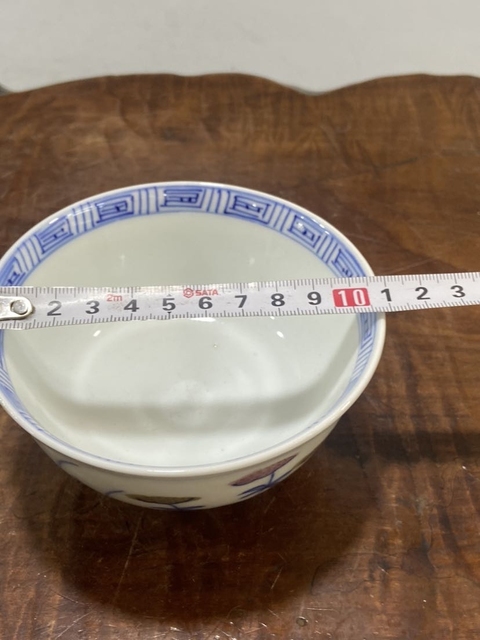 古玩陶瓷青花釉下彩蓋碗真品鑒賞圖