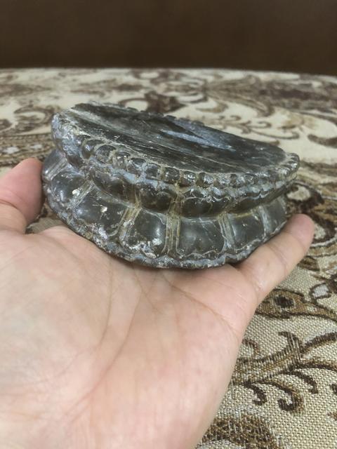 古玩雜項蓮花座真品鑒賞圖