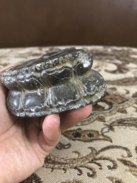 古玩雜項蓮花座真品鑒賞圖