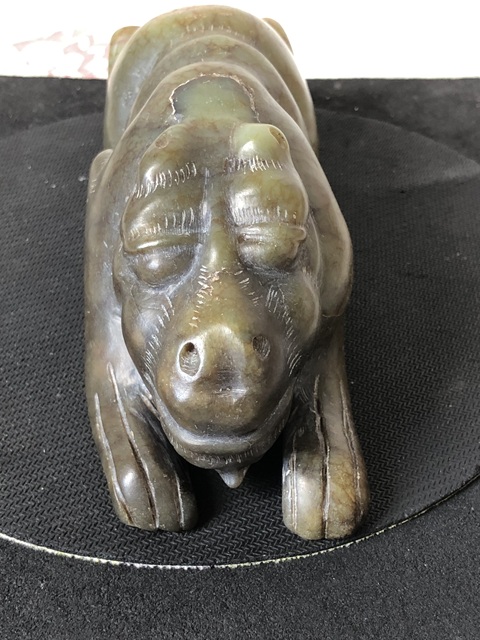 古玩玉器提油仿古“玉獸”擺件拍賣,當前價格13200元