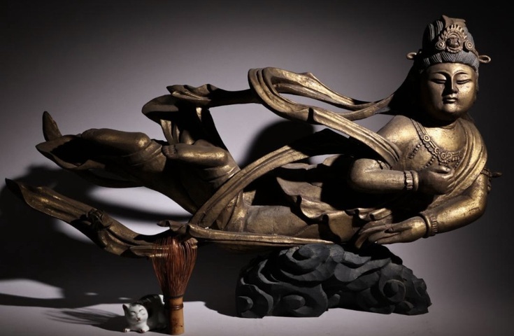 古玩雜項木雕造像真品鑒賞圖