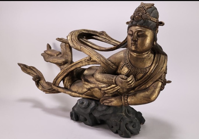 古玩雜項木雕造像真品鑒賞圖