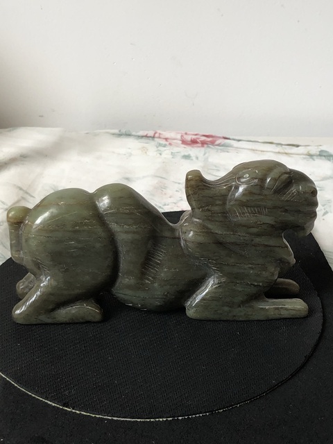古玩玉器提油仿古“玉獸”擺件拍賣,當(dāng)前價格13200元