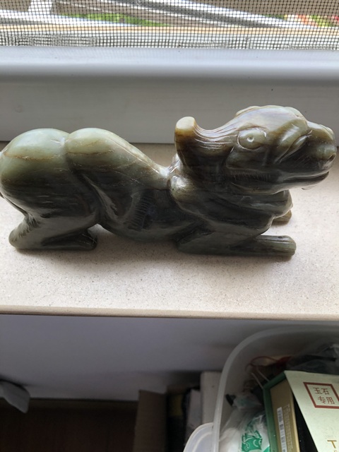古玩玉器提油仿古“玉獸”擺件拍賣,當(dāng)前價格13200元