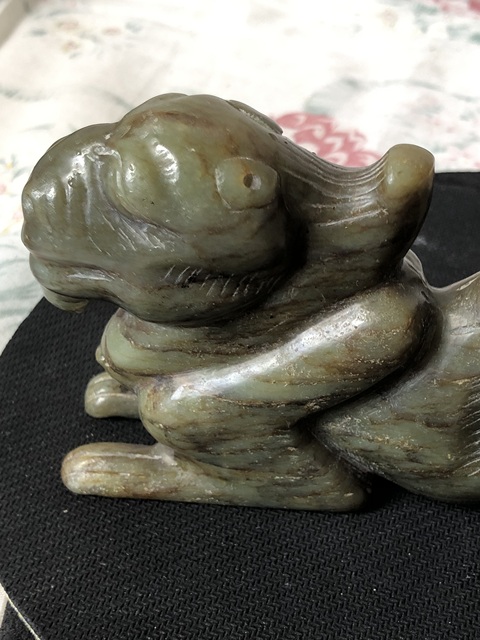古玩玉器提油仿古“玉獸”擺件拍賣,當(dāng)前價格13200元