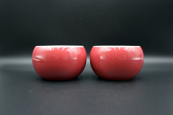 古玩陶瓷紅釉罐真品鑒賞圖