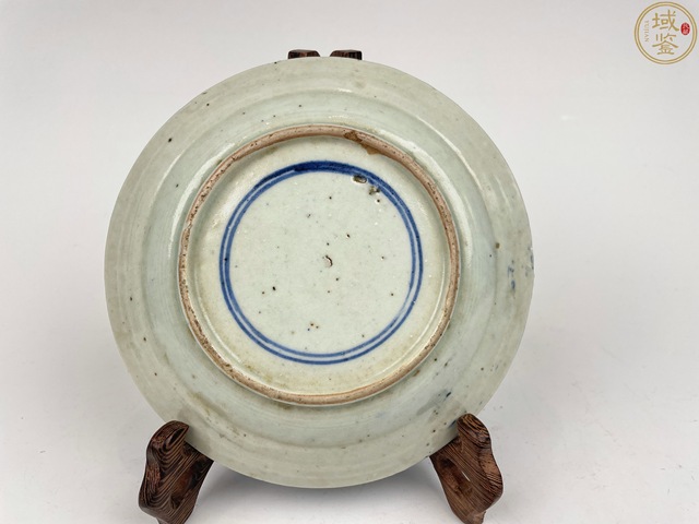 古玩陶瓷清早期提籃花盤真品鑒賞圖