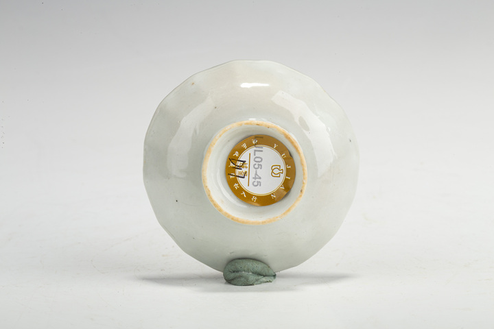 古玩陶瓷清晚·粉彩花卉紋筆舔真品鑒賞圖