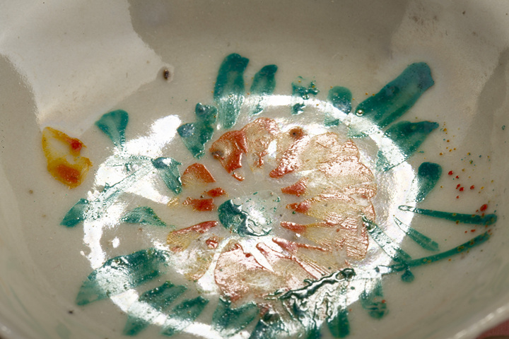 古玩陶瓷清晚·粉彩花卉紋筆舔真品鑒賞圖