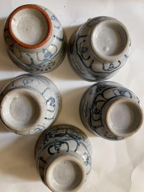 古玩陶瓷安南窯青花杯真品鑒賞圖