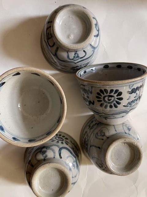 古玩陶瓷安南窯青花杯真品鑒賞圖