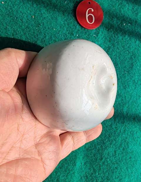 古玩陶瓷德化窯白釉鎮紙真品鑒賞圖