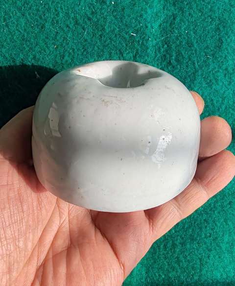 古玩陶瓷德化窯白釉鎮紙真品鑒賞圖