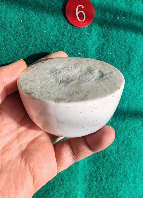 古玩陶瓷德化窯白釉鎮紙真品鑒賞圖