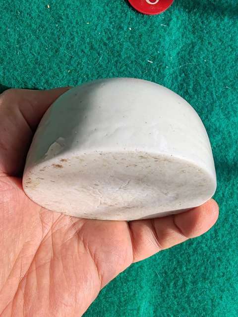古玩陶瓷德化窯白釉鎮紙真品鑒賞圖
