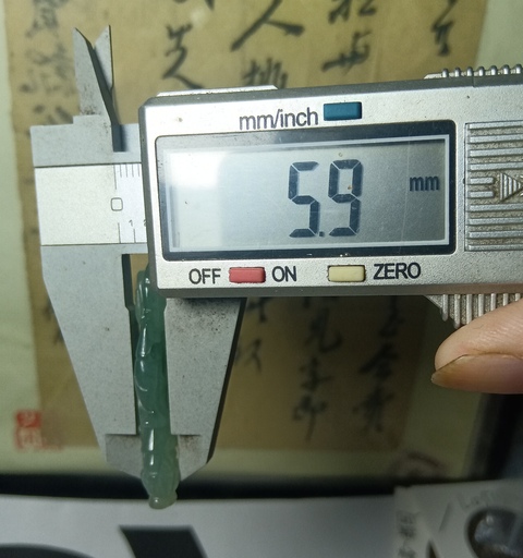 古玩玉器翡翠雕“觀音”掛件拍賣，當前價格388元