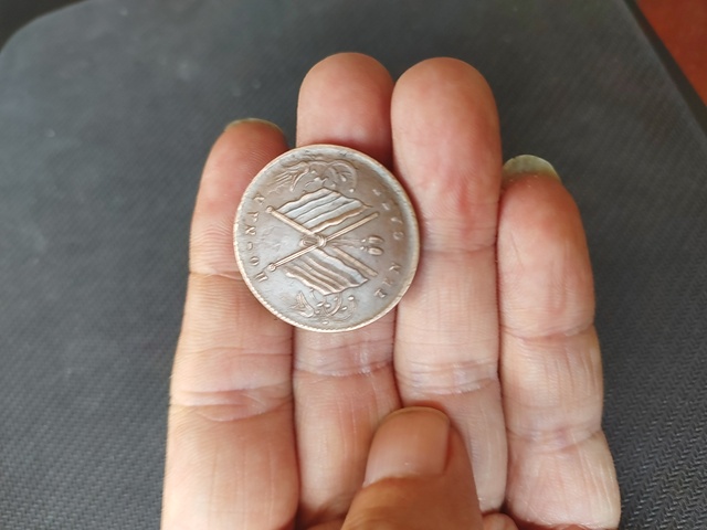 古玩錢幣河南雙旗十文銅元真品鑒賞圖