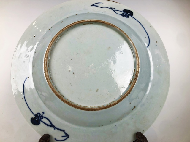 古玩陶瓷清早期·青花花卉盤拍賣,當前價格0元
