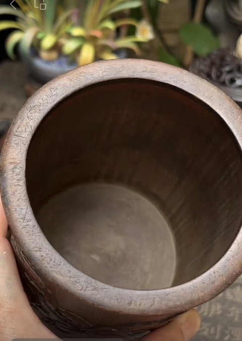 古玩雜項筆筒真品鑒賞圖