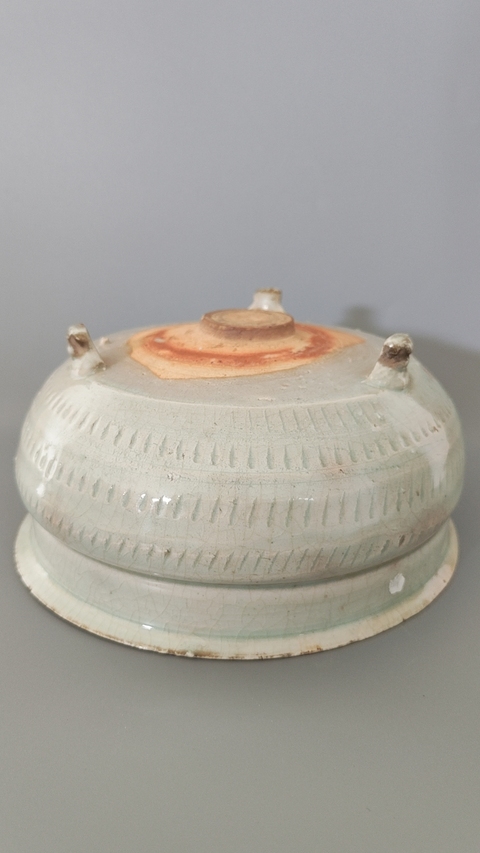 古玩陶瓷明代獸腳三足爐真品鑒賞圖