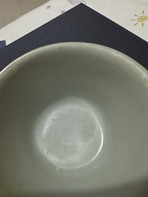 古玩陶瓷甜白釉撇口杯真品鑒賞圖