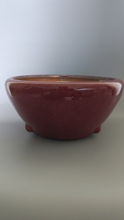 古玩陶瓷鈞紅釉香爐真品鑒賞圖