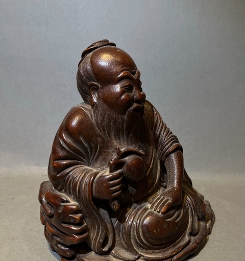 古玩雜項竹根雕真品鑒賞圖