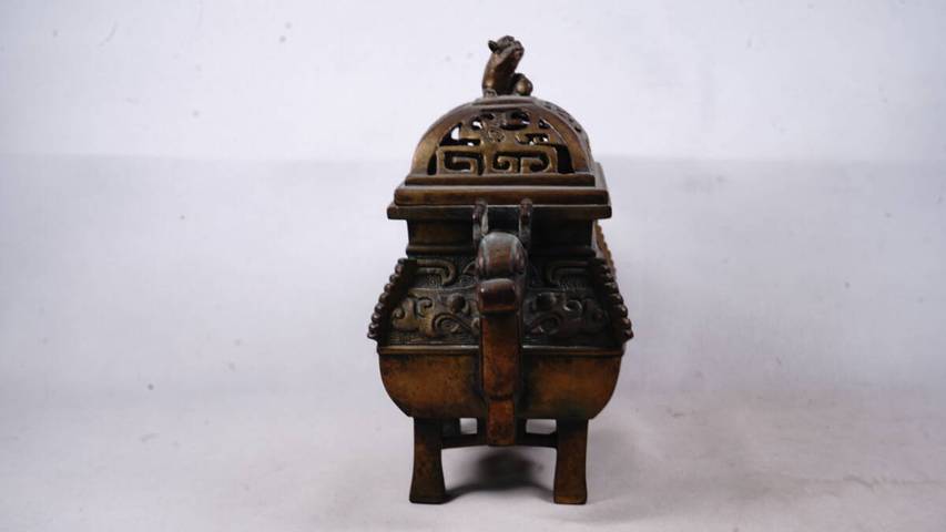 古玩雜項銅薰爐真品鑒賞圖