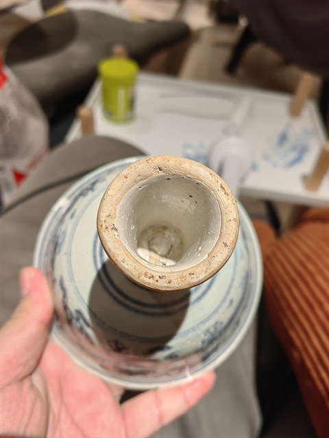 古玩陶瓷龍紋青花高足杯真品鑒賞圖