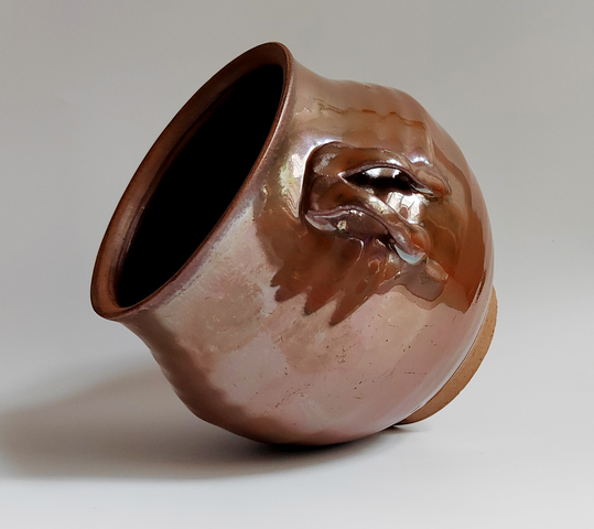 古玩陶瓷紫金釉四系罐真品鑒賞圖
