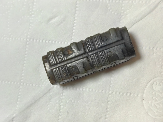 古玩玉器仿古玉琮型勒子真品鑒賞圖