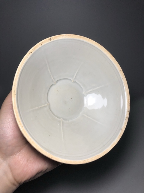 古玩陶瓷宋 青白瓷斗笠碗真品鑒賞圖