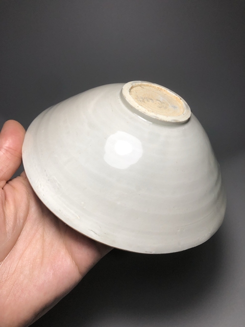 古玩陶瓷宋 青白瓷斗笠碗真品鑒賞圖