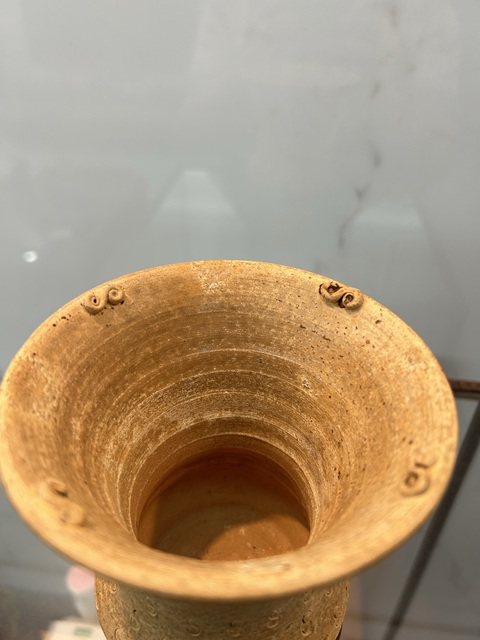 古玩陶瓷原始青瓷渣斗真品鑒賞圖