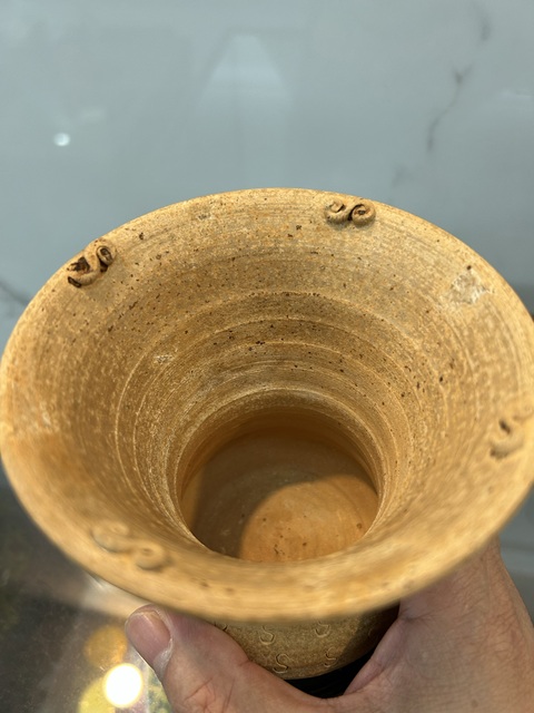 古玩陶瓷原始青瓷渣斗真品鑒賞圖